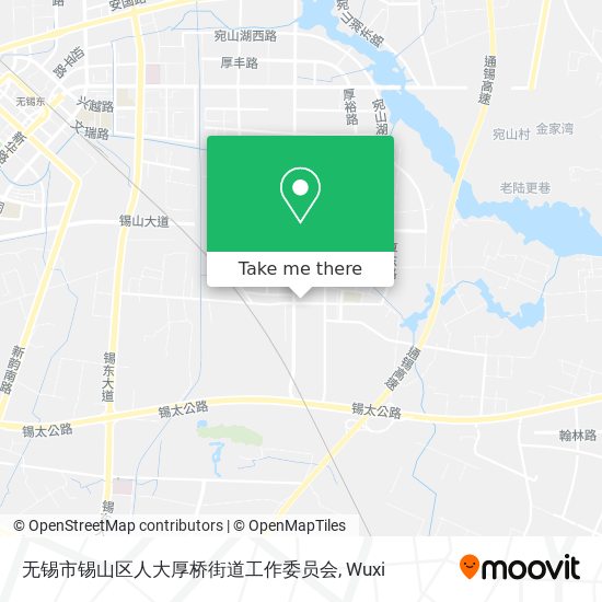 无锡市锡山区人大厚桥街道工作委员会 map