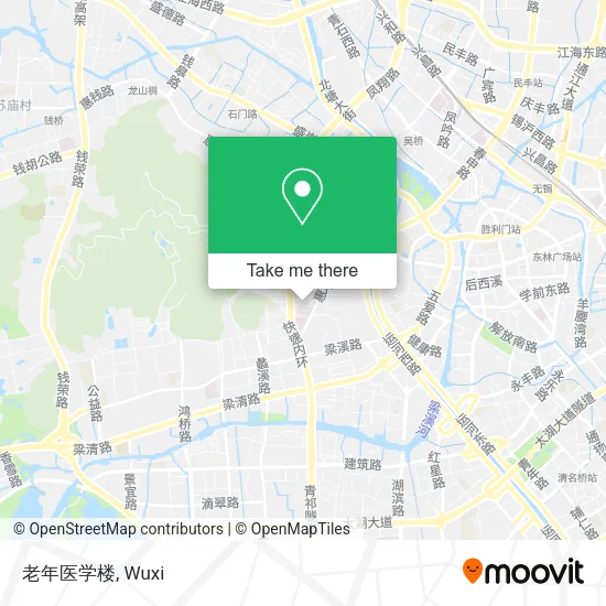 老年医学楼 map