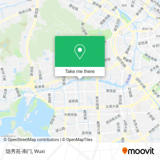 隐秀苑-南门 map