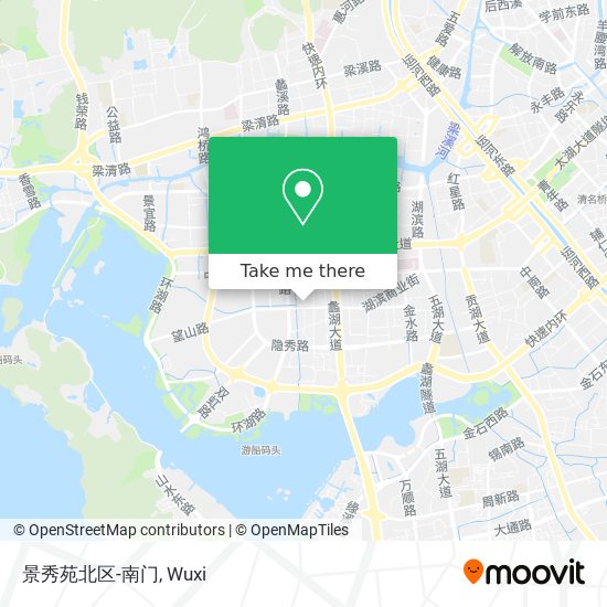 景秀苑北区-南门 map