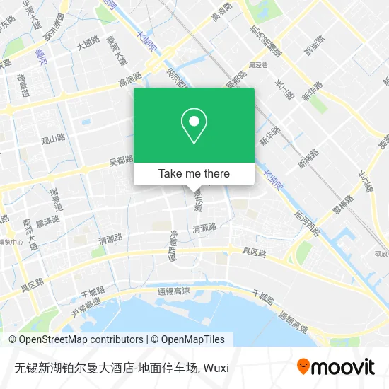 无锡新湖铂尔曼大酒店-地面停车场 map