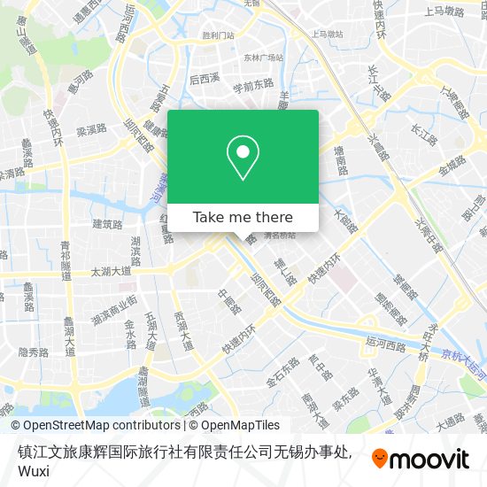 镇江文旅康辉国际旅行社有限责任公司无锡办事处 map