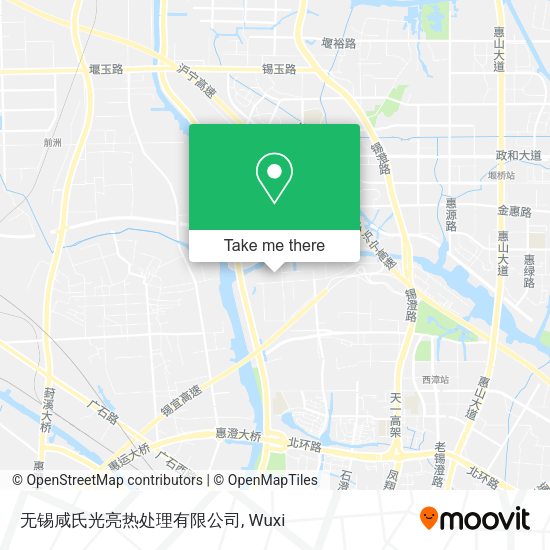 无锡咸氏光亮热处理有限公司 map