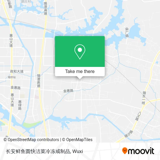 长安鲜鱼圆快洁菜冷冻咸制品 map