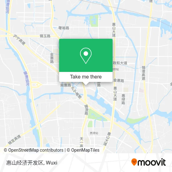 惠山经济开发区 map