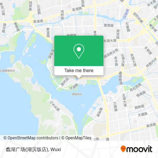 蠡湖广场(湖滨饭店) map