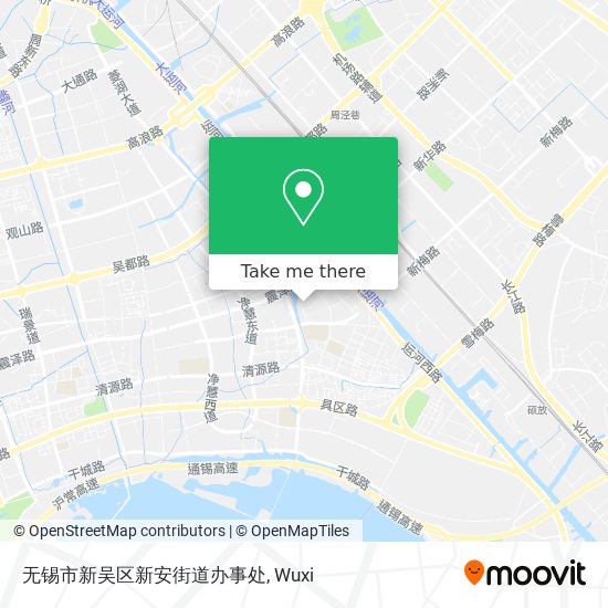 无锡市新吴区新安街道办事处 map