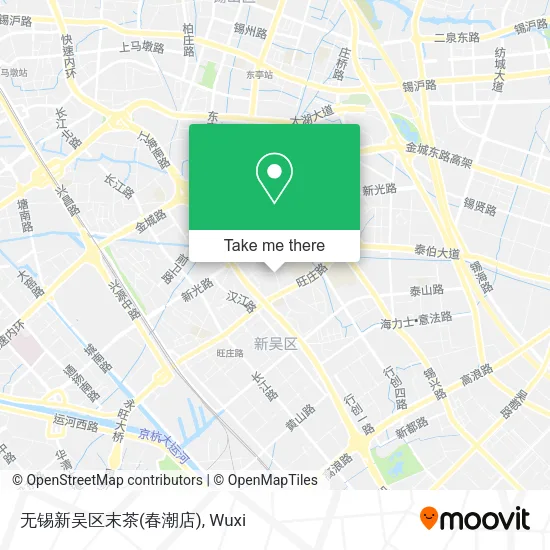 无锡新吴区末茶(春潮店) map