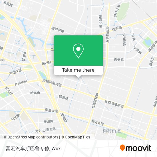 富宏汽车斯巴鲁专修 map