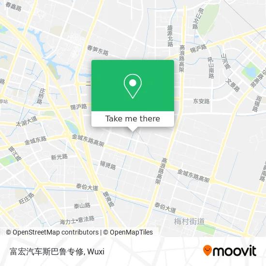 富宏汽车斯巴鲁专修 map