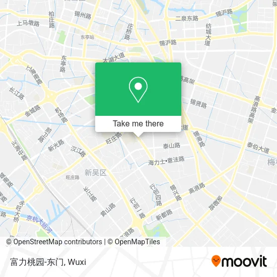 富力桃园-东门 map