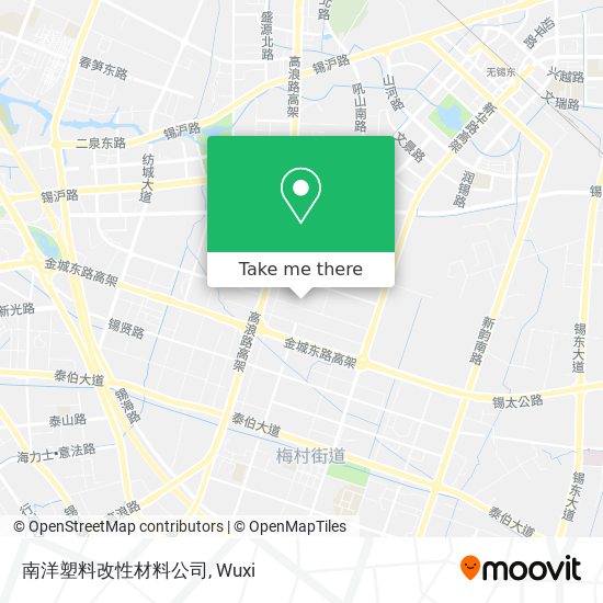 南洋塑料改性材料公司 map