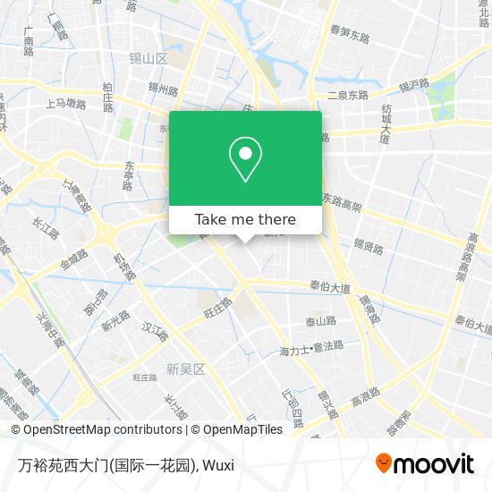 万裕苑西大门(国际一花园) map