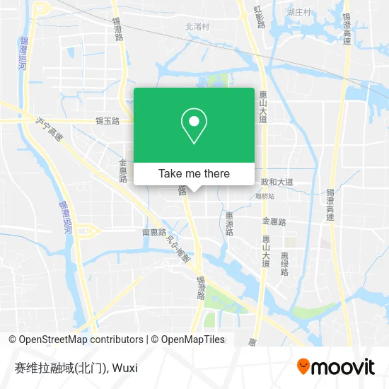 赛维拉融域(北门) map