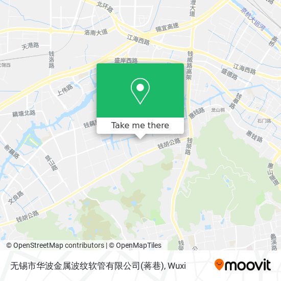 无锡市华波金属波纹软管有限公司(蒋巷) map