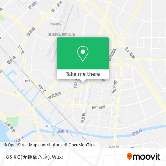 85度C(无锡硕放店) map