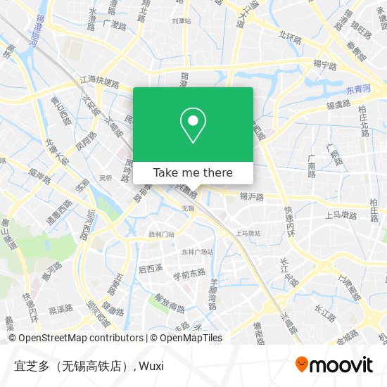 宜芝多（无锡高铁店） map