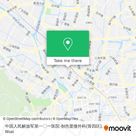 中国人民解放军第一〇一医院-创伤显微外科(骨四区) map