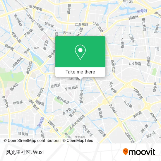 风光里社区 map