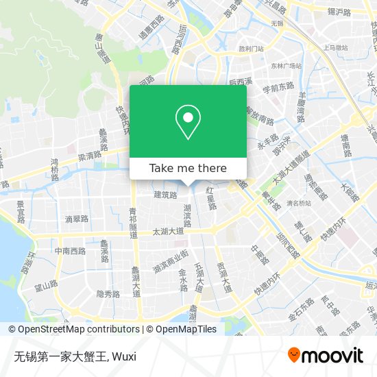 无锡第一家大蟹王 map
