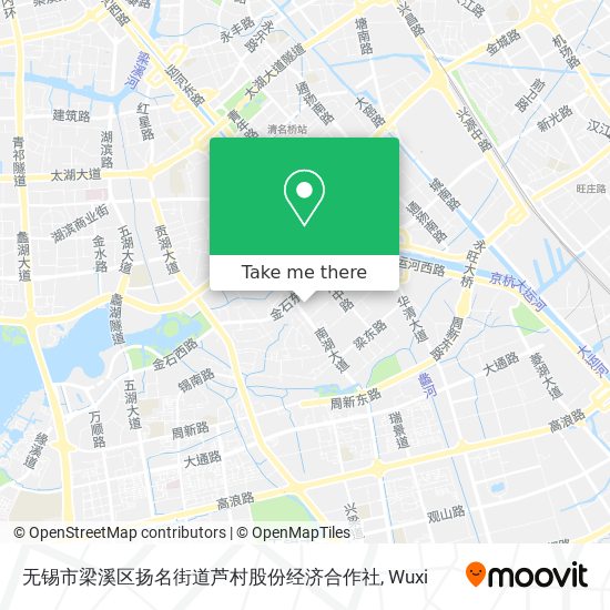 无锡市梁溪区扬名街道芦村股份经济合作社 map