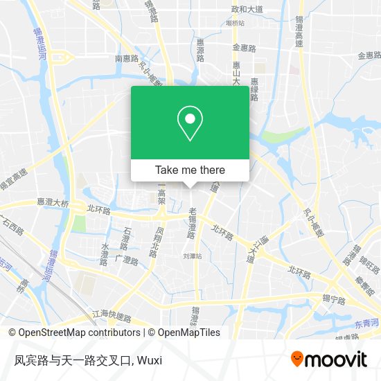 凤宾路与天一路交叉口 map