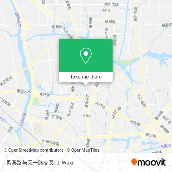 凤宾路与天一路交叉口 map