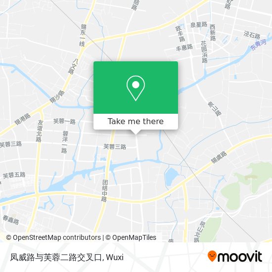 凤威路与芙蓉二路交叉口 map