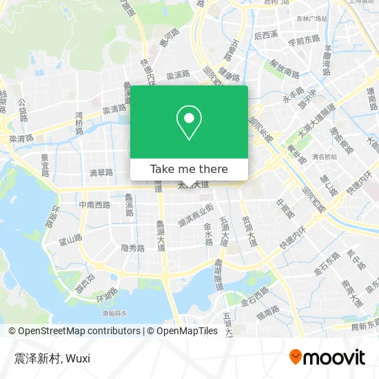 震泽新村 map
