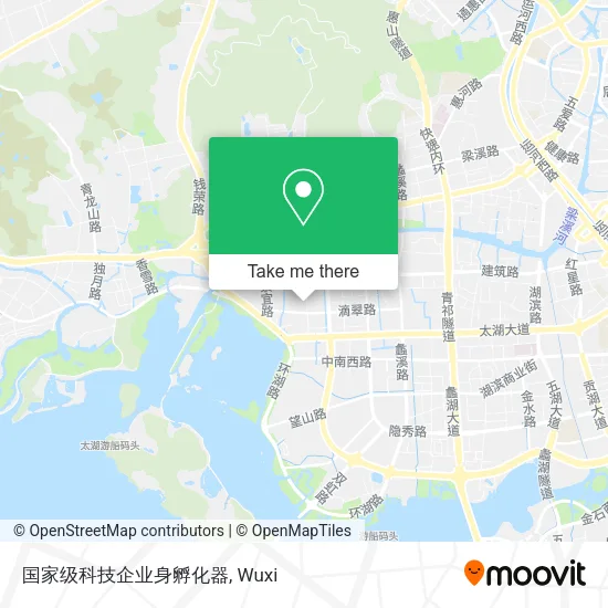 国家级科技企业身孵化器 map