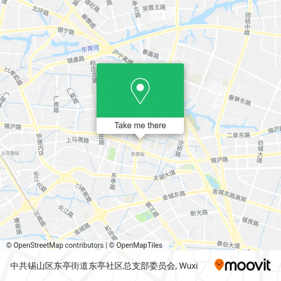 中共锡山区东亭街道东亭社区总支部委员会 map