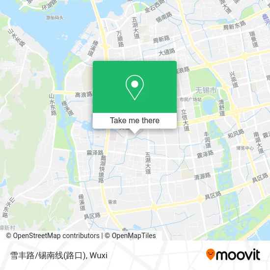 雪丰路/锡南线(路口) map