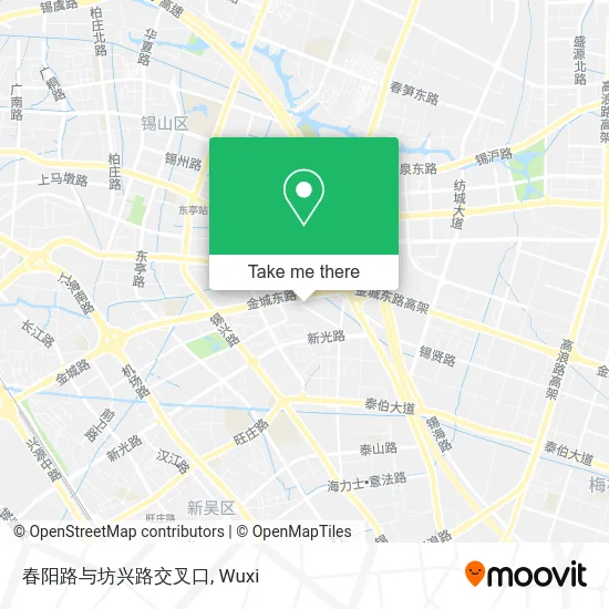 春阳路与坊兴路交叉口 map