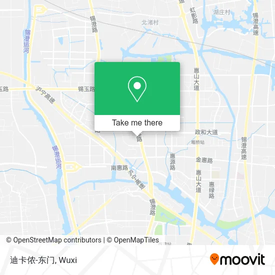 迪卡侬-东门 map