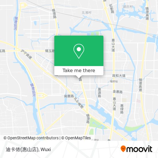迪卡侬(惠山店) map