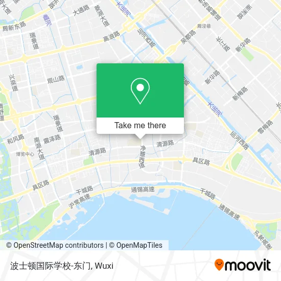 波士顿国际学校-东门 map