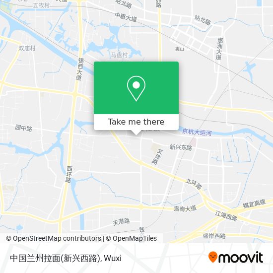 中国兰州拉面(新兴西路) map