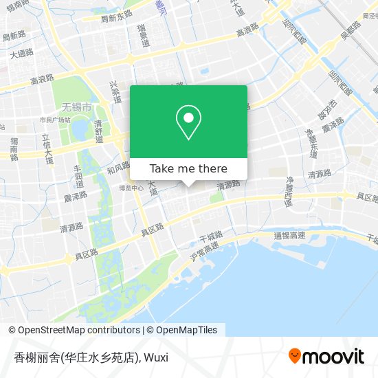 香榭丽舍(华庄水乡苑店) map