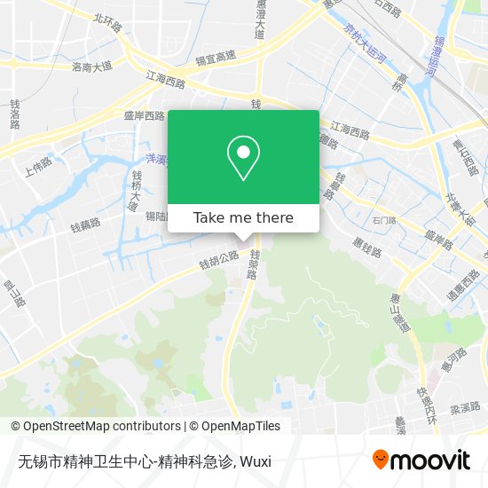 无锡市精神卫生中心-精神科急诊 map