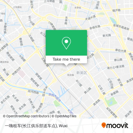 一嗨租车(长江俱乐部送车点) map
