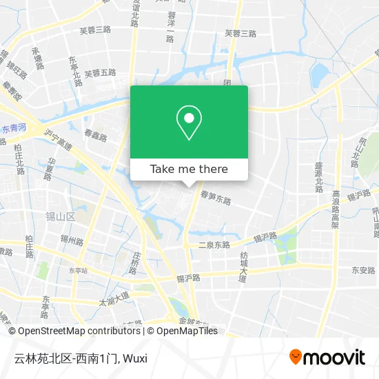 云林苑北区-西南1门 map