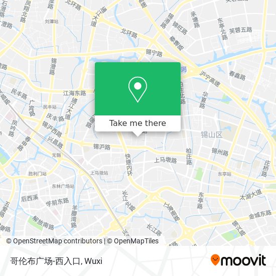哥伦布广场-西入口 map