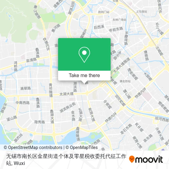 无锡市南长区金星街道个体及零星税收委托代征工作站 map
