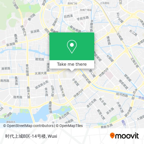 时代上城B区-14号楼 map