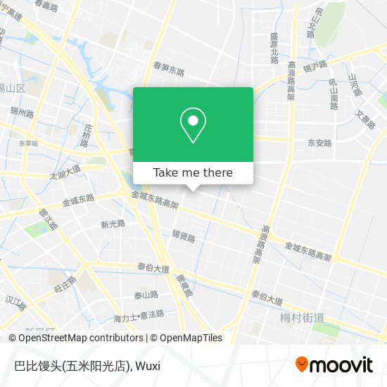 巴比馒头(五米阳光店) map