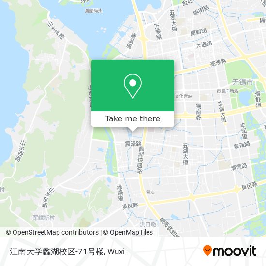 江南大学蠡湖校区-71号楼 map