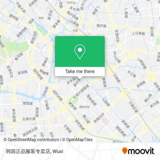 韩国正品服装专卖店 map