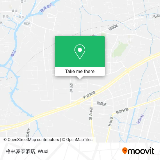 格林豪泰酒店 map