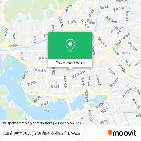 城市便捷酒店(无锡湖滨商业街店) map
