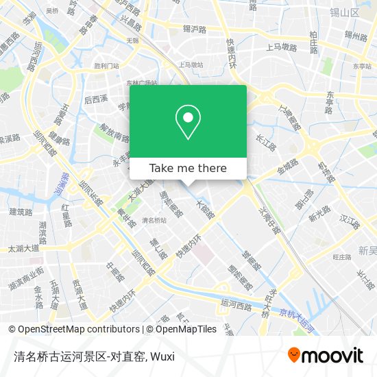 清名桥古运河景区-对直窑 map